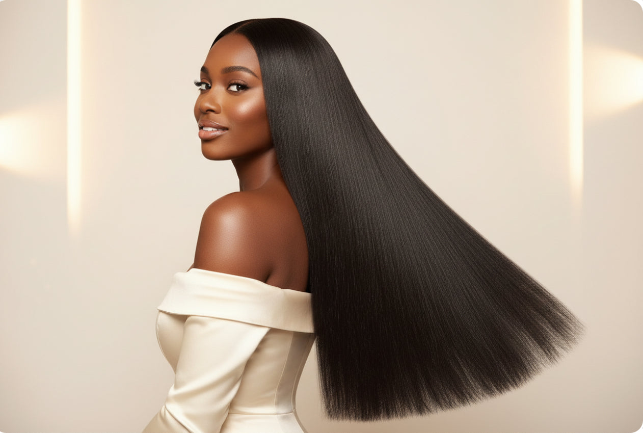 Beauty Queen H Yaki – Human Hair Weft (Tangle-Free)